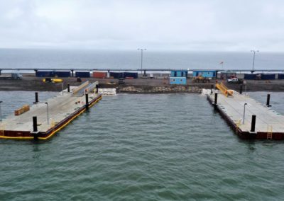Deep Freeze Docks for Oil Spill Response
