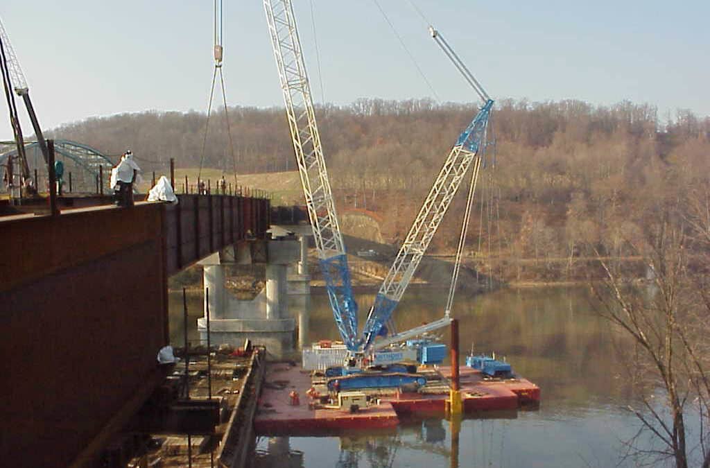 Big German Crane Makes Barge Debut