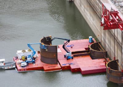 Shaped Configurations Carry Coffer Dam