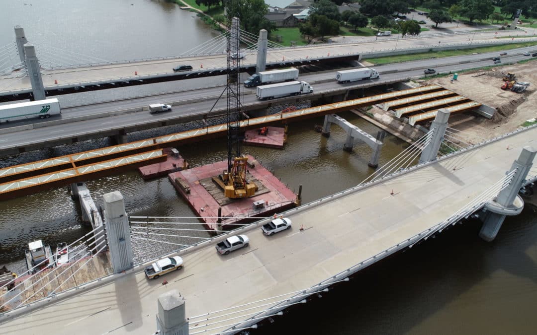 300-ton Crawler on Brazos River