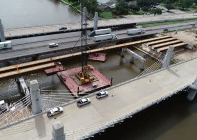 300-ton Crawler on Brazos River