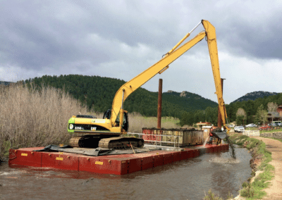 Excavating Evergreen Lake
