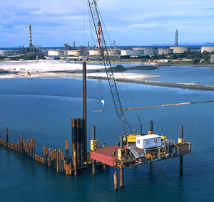 FlexiSEP, Tuapapa, used to construct New Zealand wharf