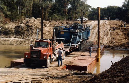 Crossing the Navasota River