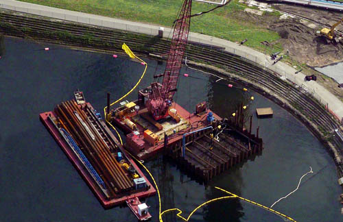 Pile Driving at Manatee Power Plant