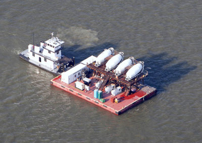 Concrete Mixer Transport Barge