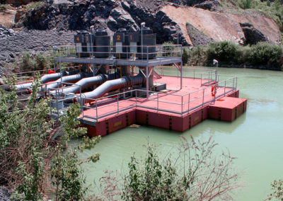 Pontoon Pump Platform