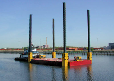 Self-Elevating Platform in Transit