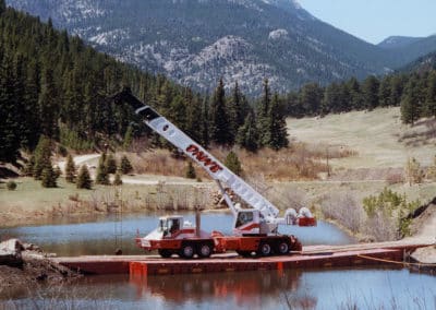 Floating Bridge in the Rockies