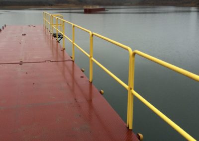 Handrails on Flexifloats