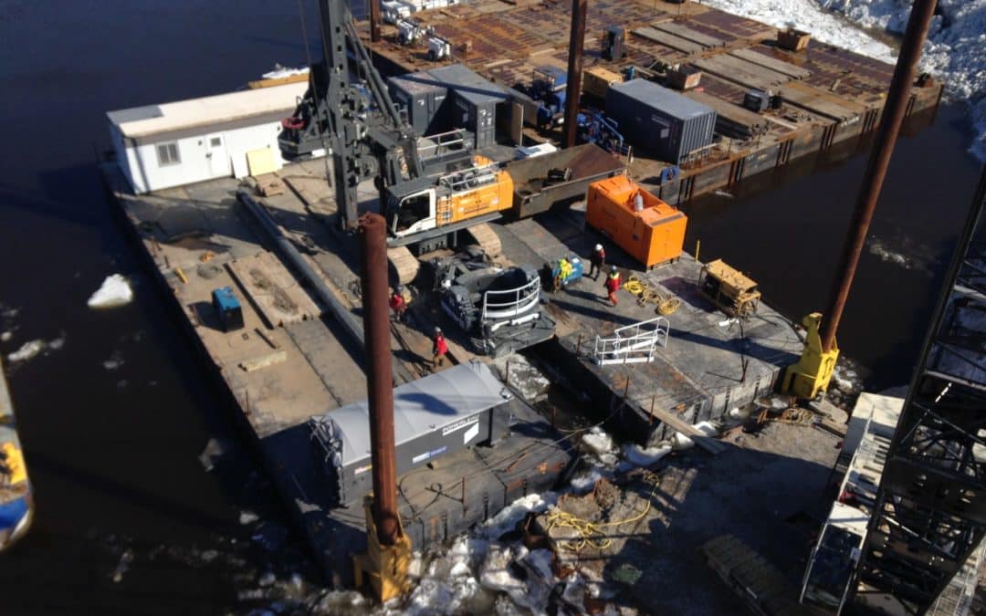 FOUNDATION DRILLING WITH OSCILLATOR