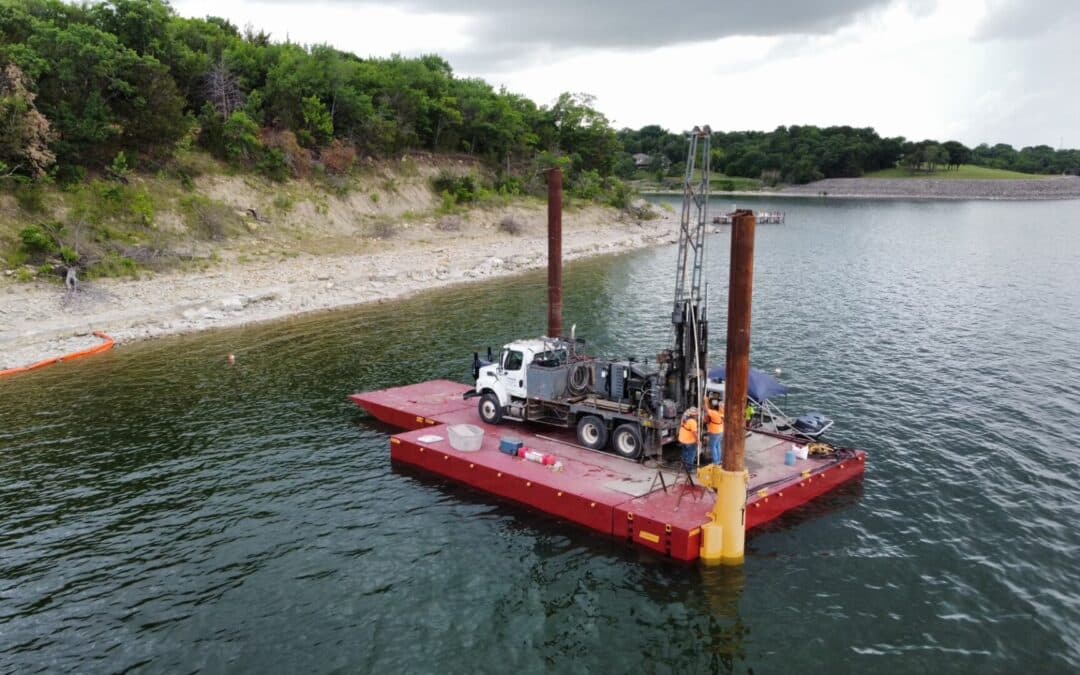 TRUCK-MOUNTED DRILL RIG ON H50 FLEXIFLOATS