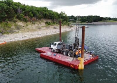 TRUCK-MOUNTED DRILL RIG ON H50 FLEXIFLOATS