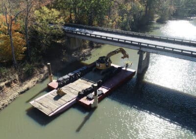 Flexifloats support Arkansas Scour Repair