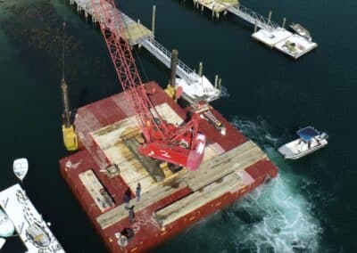 Flexifloats support Manitowoc crawler in Maine